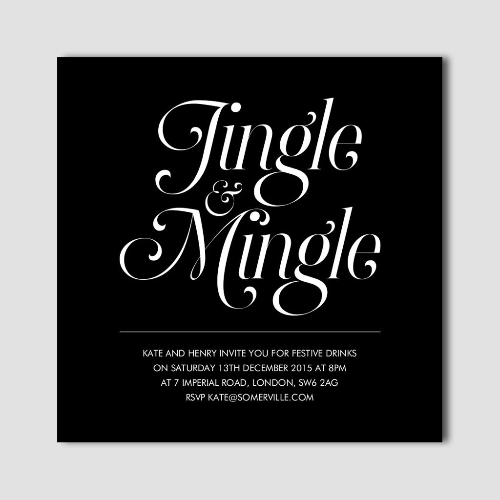 Jingle & Mingle Invitation