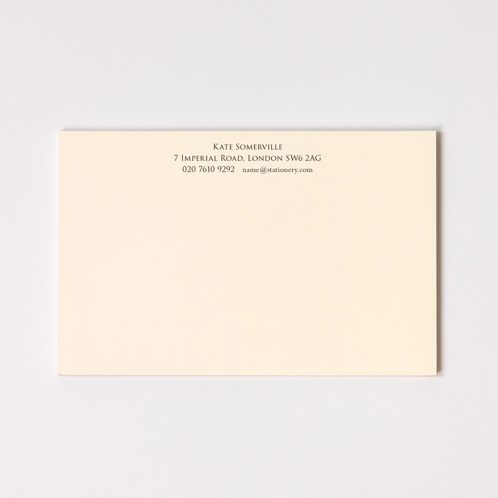 Large Classic Correspondence Cards