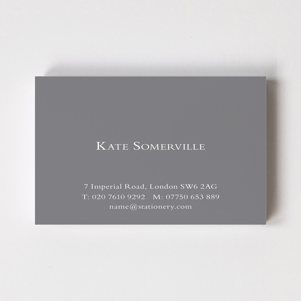 Solid Colour Calling Cards