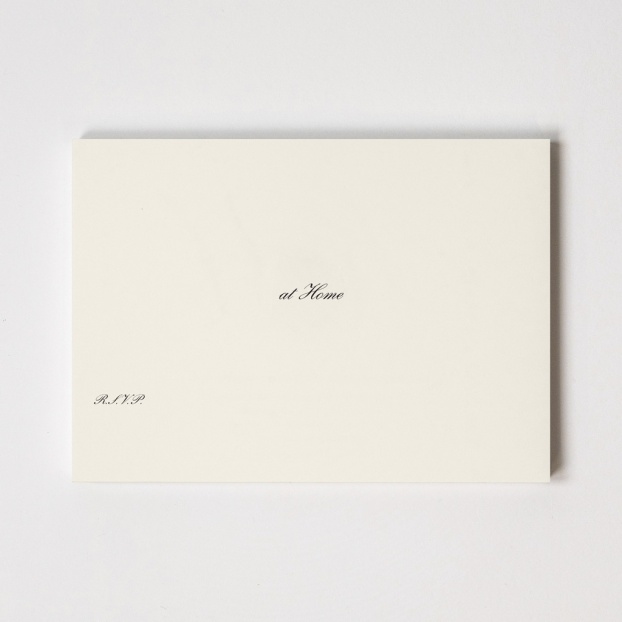 Engraved At Home Cards - Ready To Write