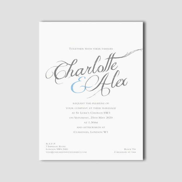 Charlotte Calligraphy Invitations